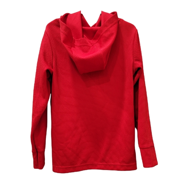 NWOT Nike Lightweight Waffle Pattern Hooded Boys Top Size 7 - Picture 2 of 10